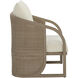 Palermo Drift Brown / Stinson Cream Outdoor Lounge Chair